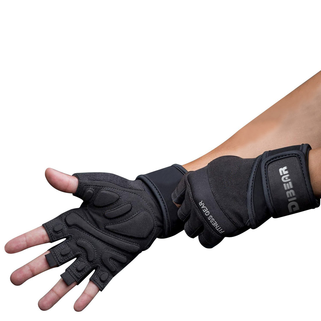 Summer Non Slip Half Finger Fitness Gloves Wrist Support