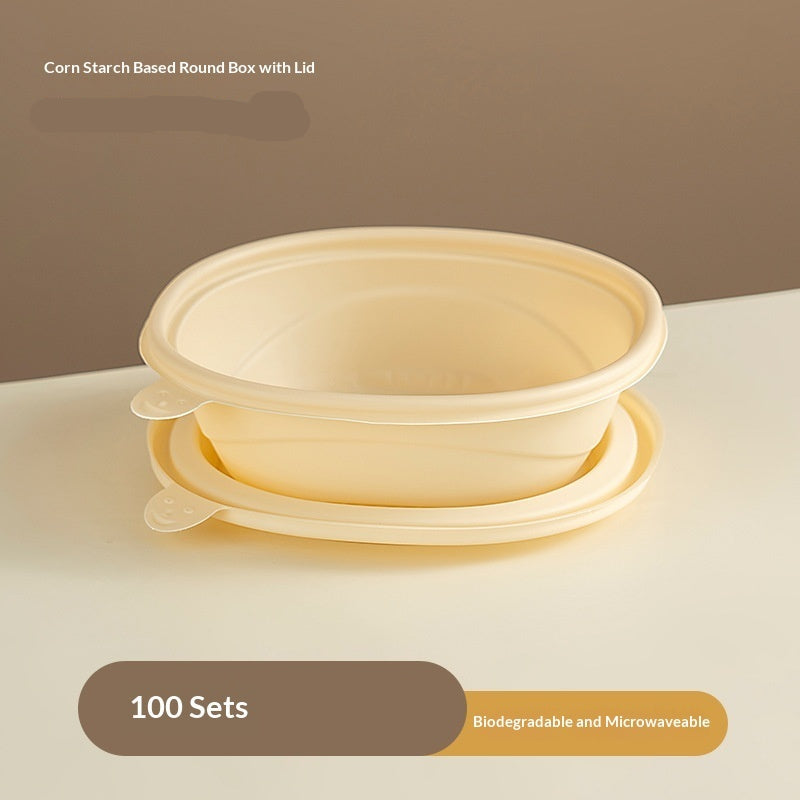 Biodegradable Disposable Bowls And Food-grade Takeaway Containers