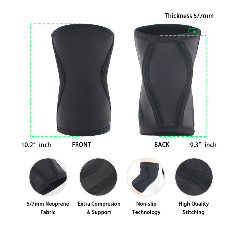 Thick Neoprene Gym Weightlifting Knee Sleeves