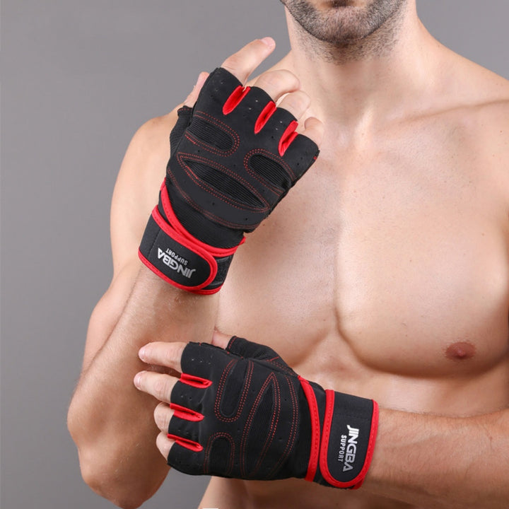 Men's Half Finger Cycling And Hiking Gloves