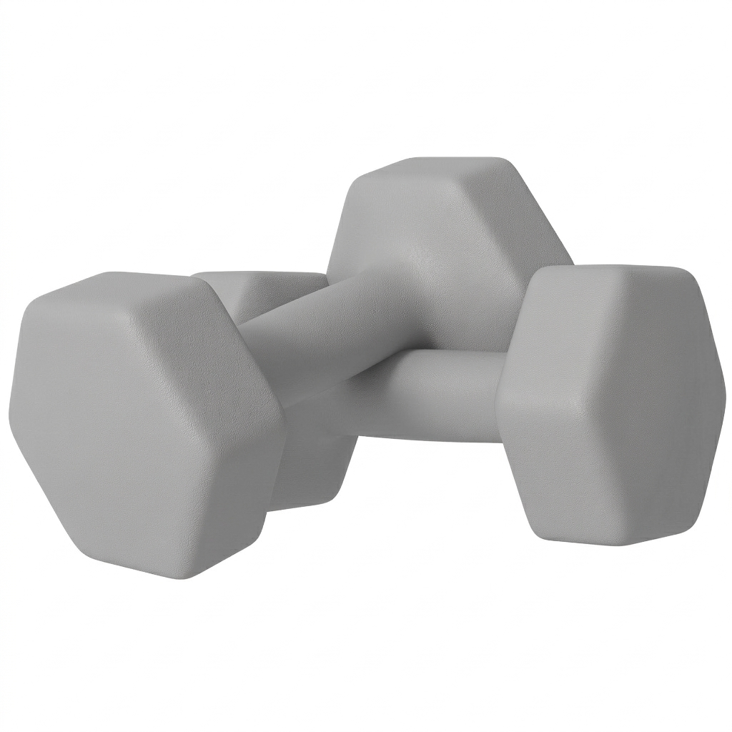 SPORTNOW Hex Dumbbell Set 2 x 13.23 lbs Non Slip Grip