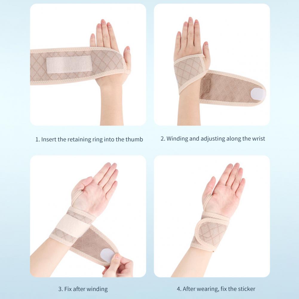 Adjustable Wrist Brace For Pain Relief And Support