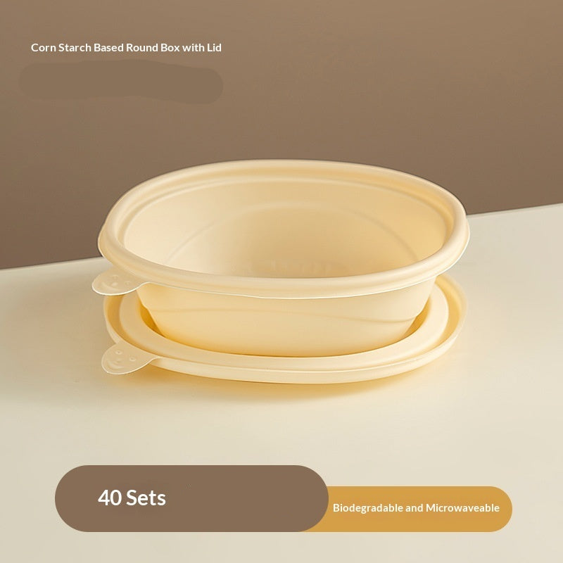 Biodegradable Disposable Bowls And Food-grade Takeaway Containers