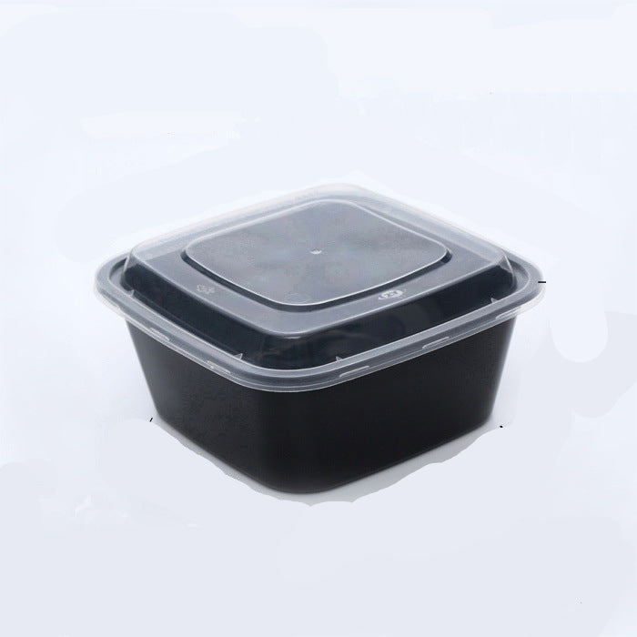 10pcs Disposable Plastic Food Containers Fruit Salad Bento
