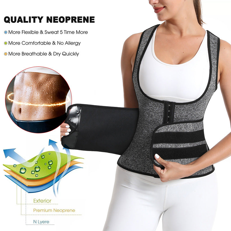 Neoprene Waist Trainer Workout Sweat Belt Corset Cincher