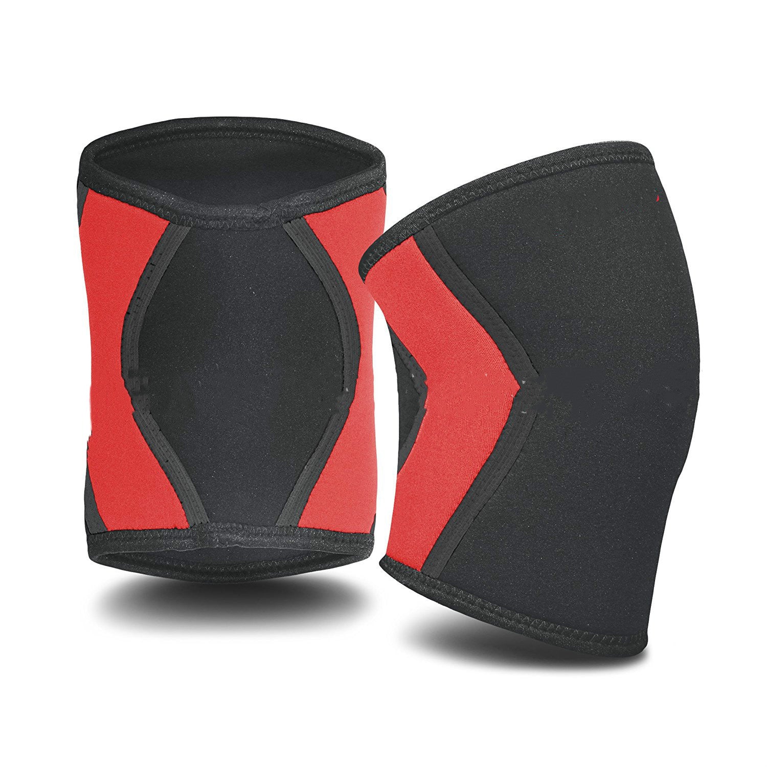 Neoprene 0.28 inches Knee Sleeves Comfortable Weightlifting Support