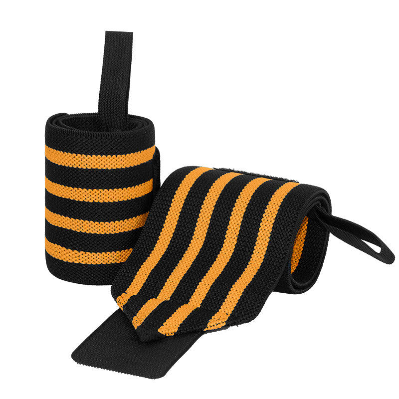 Powerlifting Bench Press Wrist Support Elastic Straps Bandage