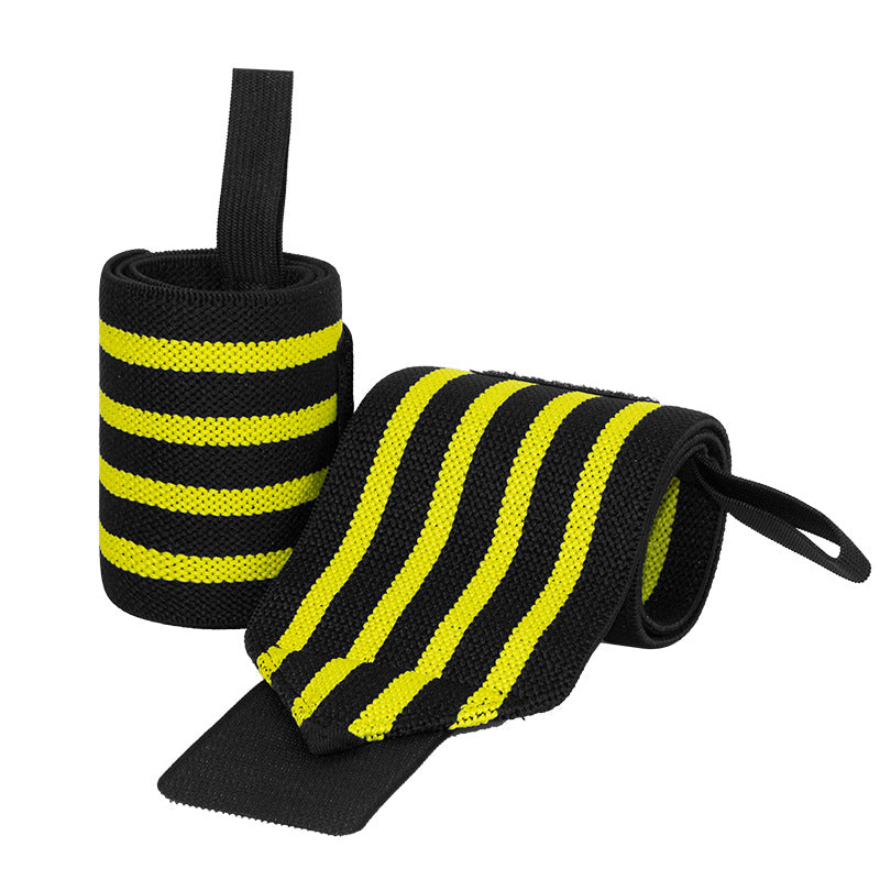 Powerlifting Bench Press Wrist Support Elastic Straps Bandage