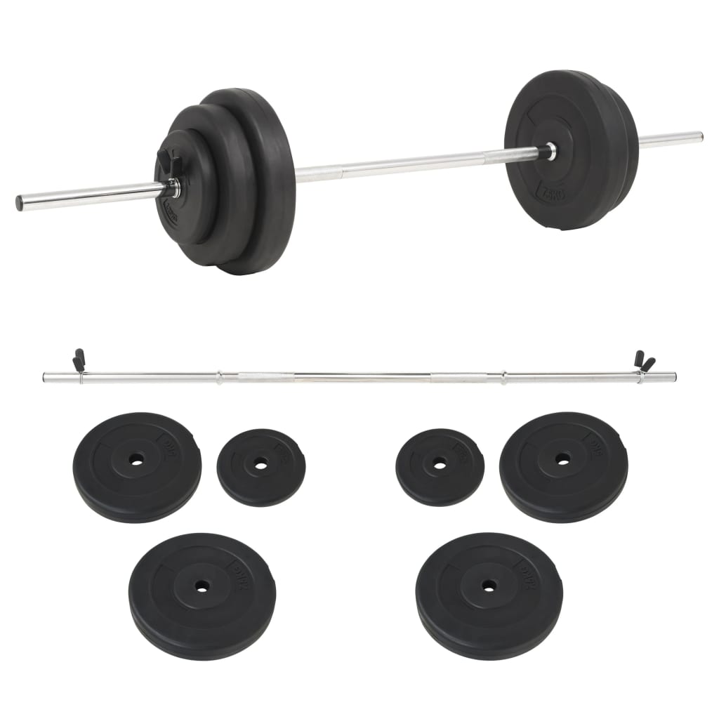 Adjustable Barbell Weight Set Home Gym