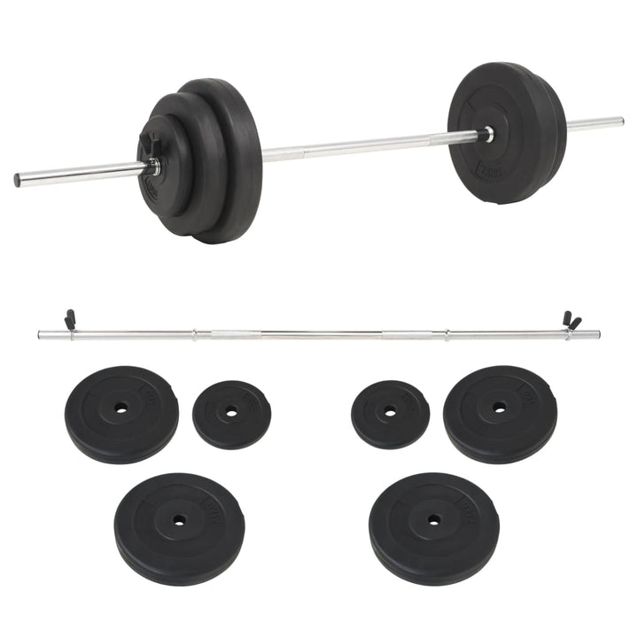 Adjustable Barbell Weight Set Home Gym