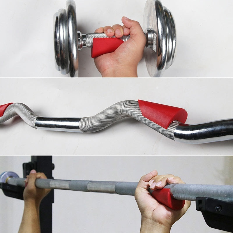 Biceps Arm Support Sleeve Barbell Dumbbell Grip Handle