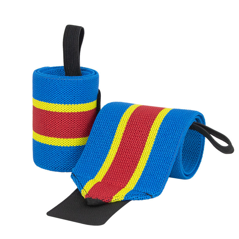 Powerlifting Bench Press Wrist Support Elastic Straps Bandage