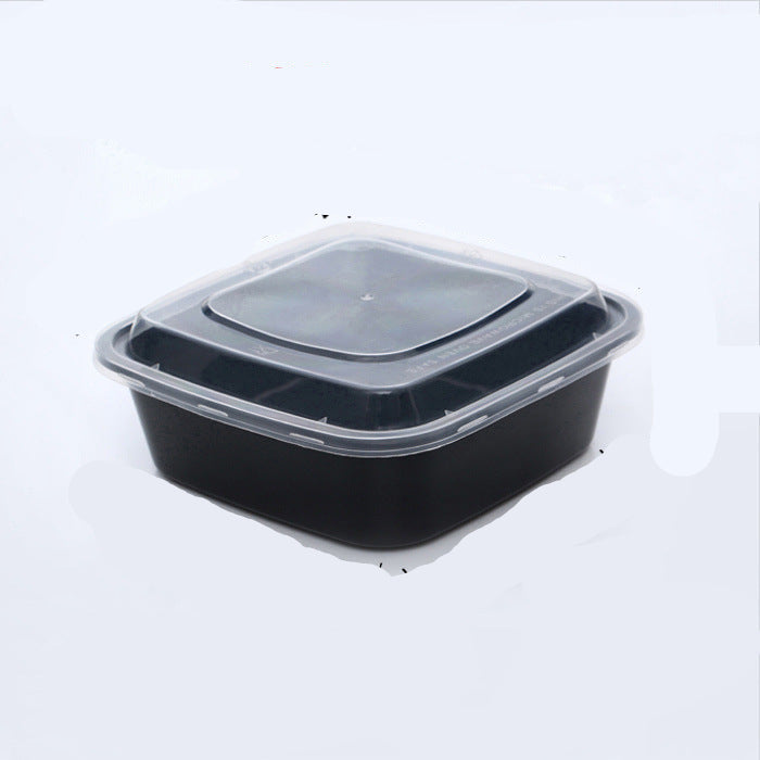 10pcs Disposable Plastic Food Containers Fruit Salad Bento