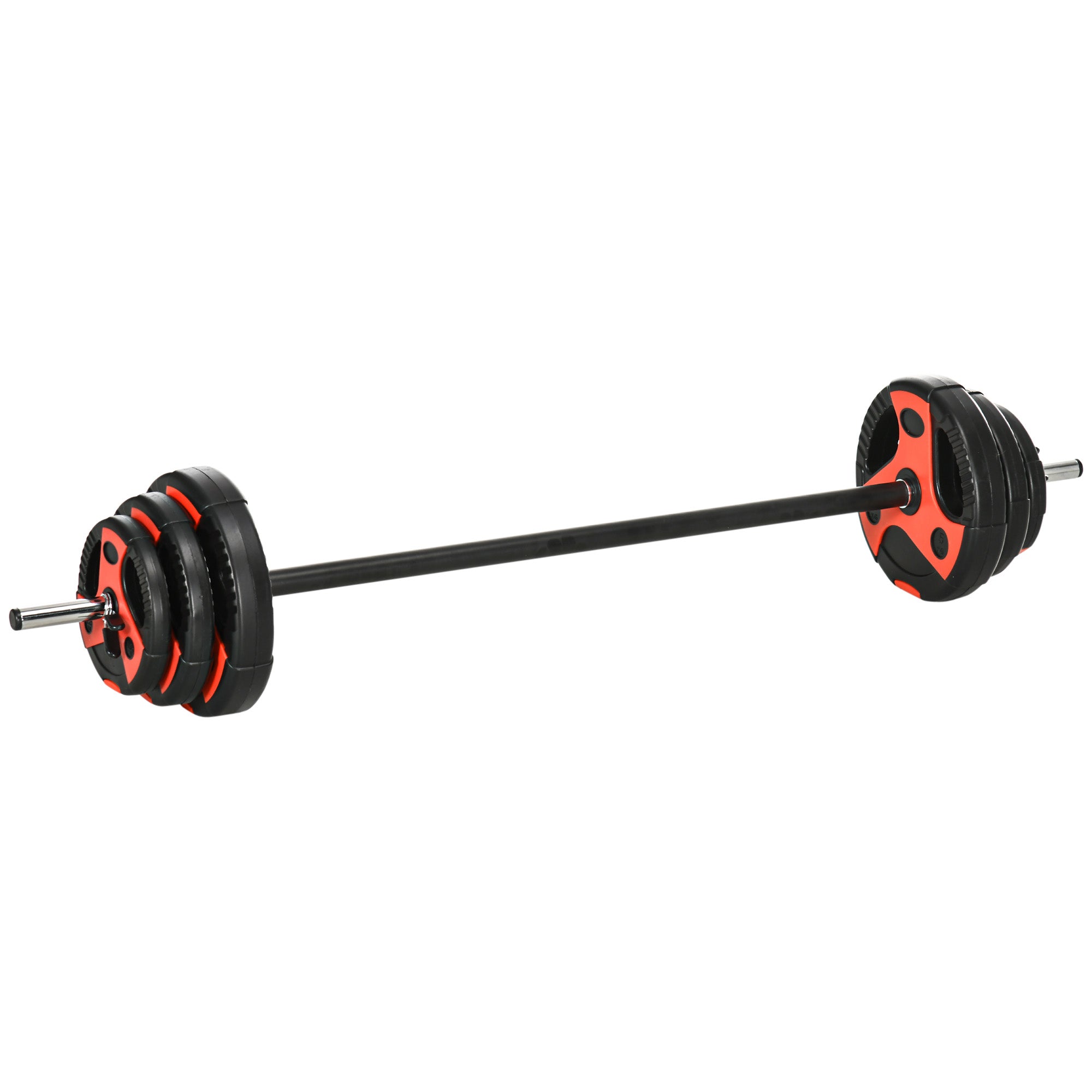 SPORTNOW 44.09 lb Adjustable Barbell Set Home Gym Training