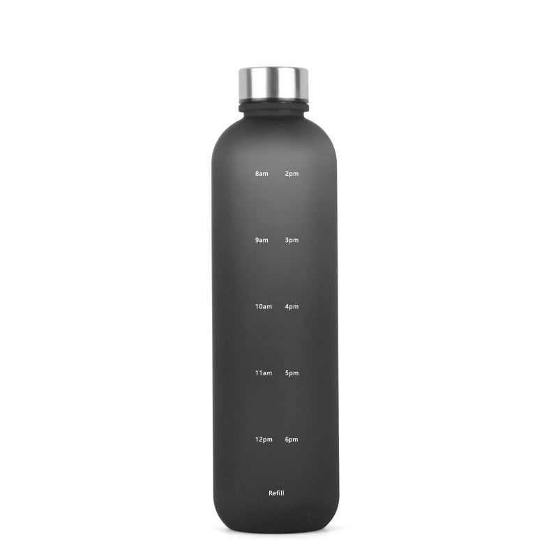 33.81 fl oz Frosted Sports Water Bottle Outdoor Student Cup