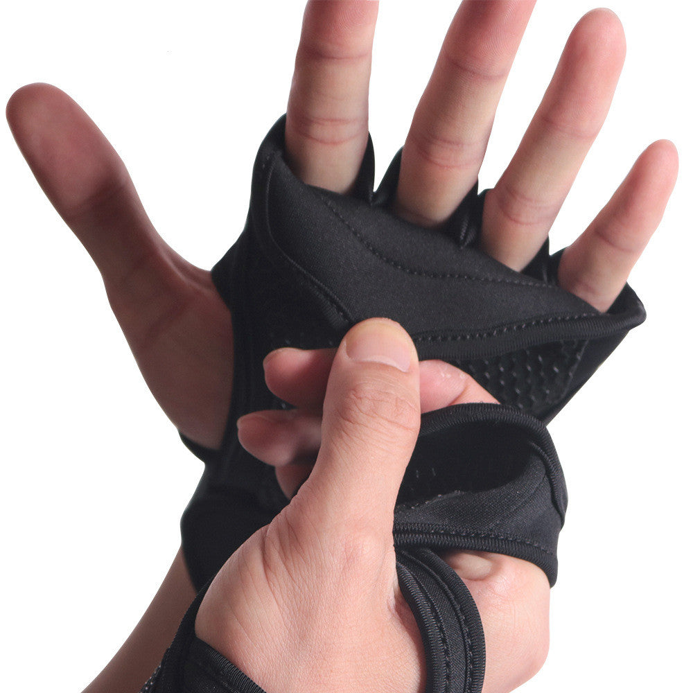 Half Finger Workout Gloves Anti Slip Breathable Fitness Gloves