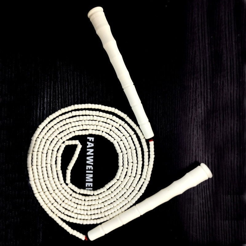 Bamboo Rope Soft Bead Adjustable Skipping Rope