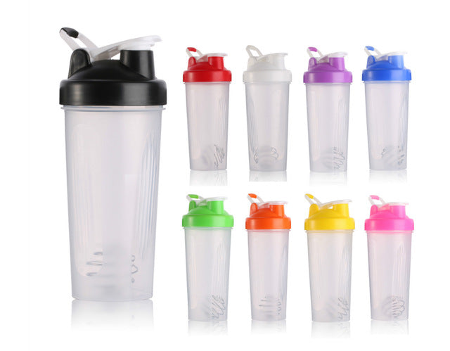 Fashion Portable Fitness Plastic Shaker Cup